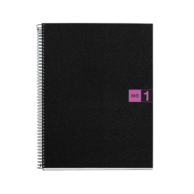 Miquelrius Single Subject Spiral Notebook, Graph/Quad Pages, Purple, 80 Sheets (8.5" x 11") (49427) - Image 2